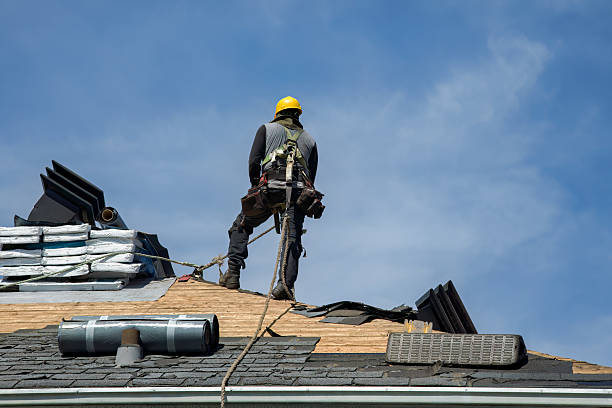 Professional Roofing technician working in Foley, MO